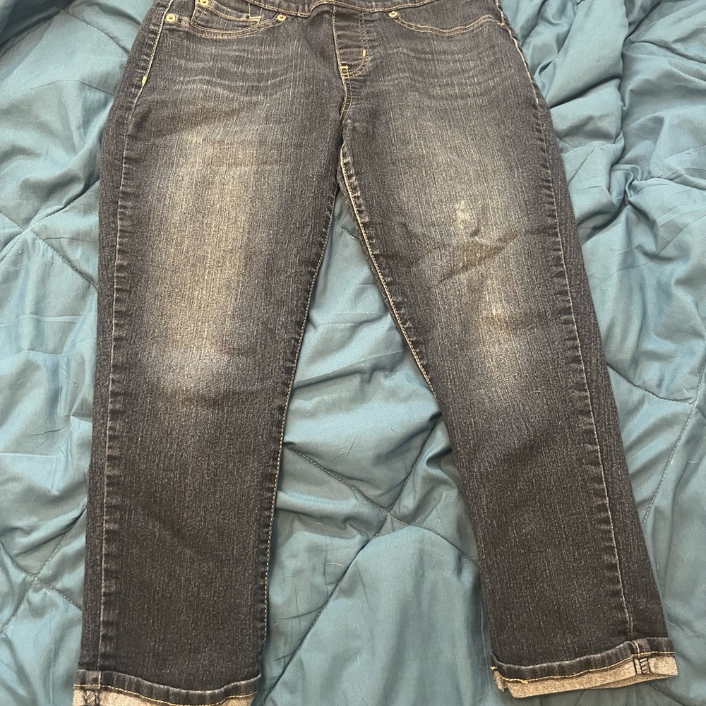 Levi Strauss Dark Wash Capri Jeans